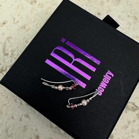 Charming Ear Climbers - Sterling Silver 925 NEW!!! - Picture 3 of 3